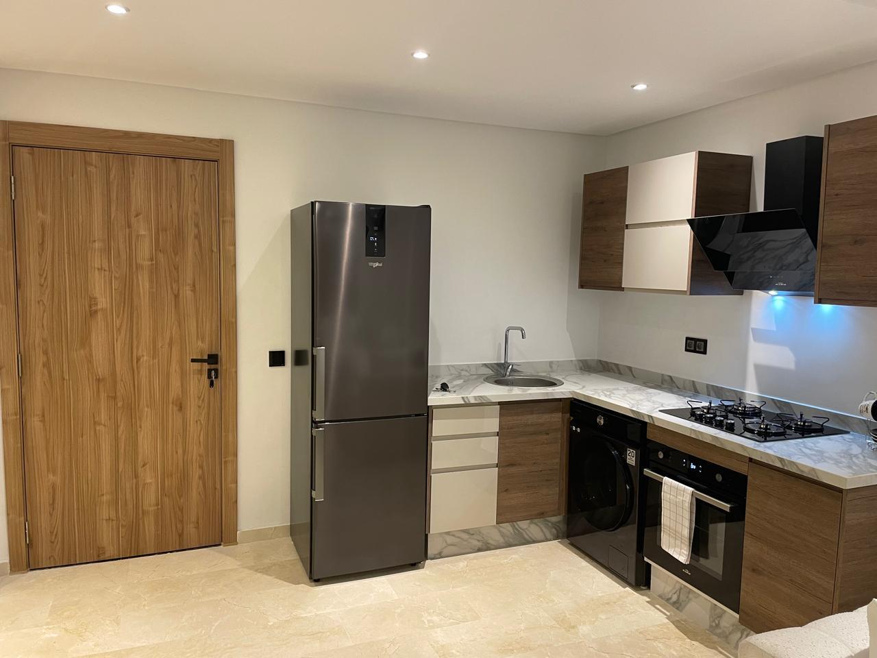 Pièce de vie d'un appartement contemporain